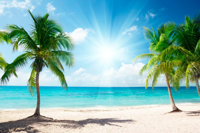 Фотошпалери Ясний день на пляжі