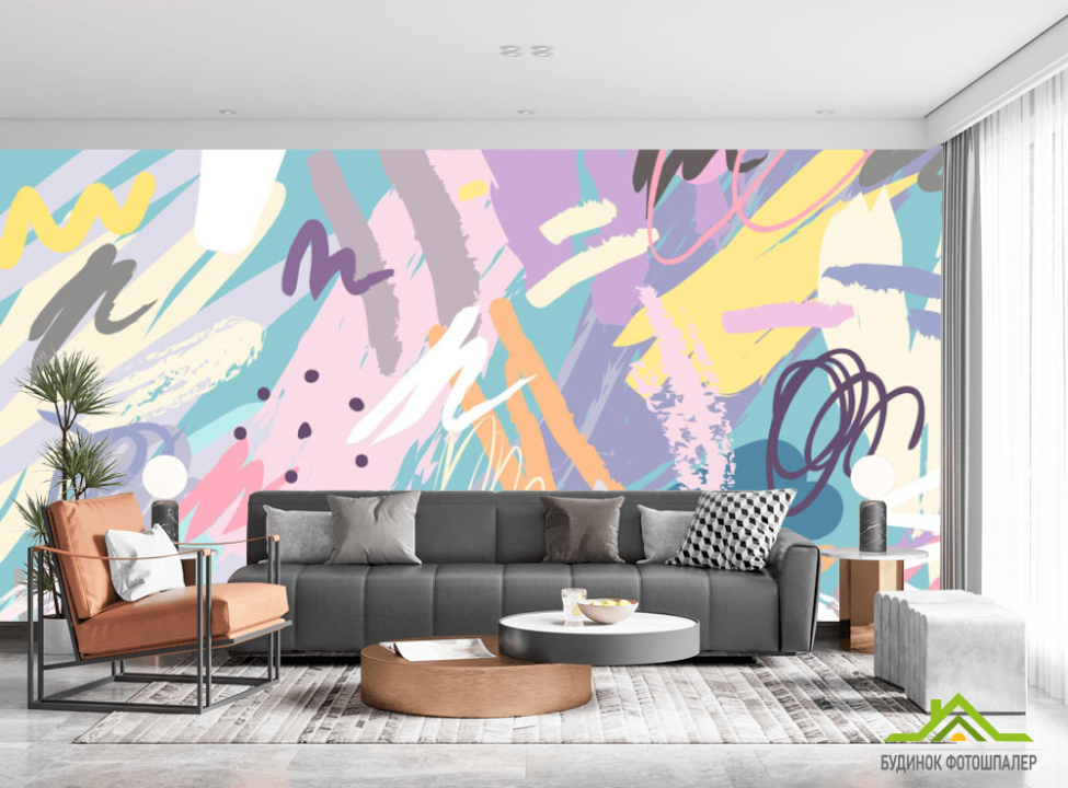 выбрать Фотошпалери кольорова Абстракція Каталог фотошпалер на стіну