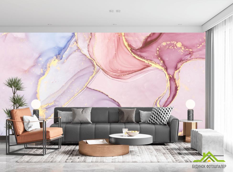 выбрать Фотообои Розовый флюид Каталог фотообоев на стену