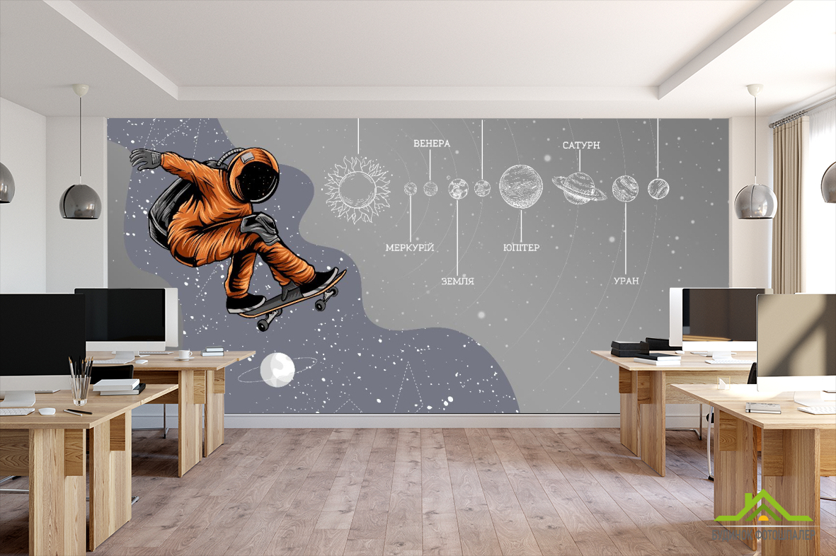 Фотообои в школу