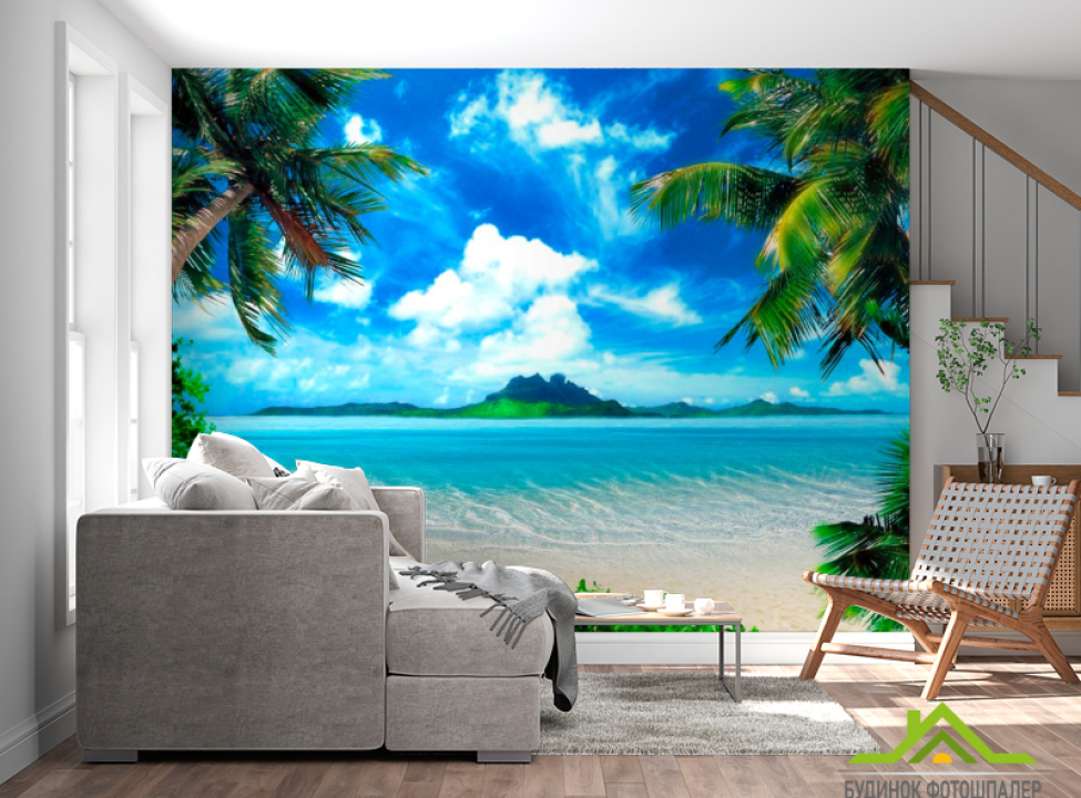 выбрать Фотошпалери Вид на острів Каталог фотошпалер на стіну