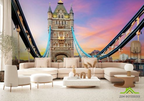 выбрать Фотообои Tower Bridge Фотообои Фотообои Города: горизонталная, горизонтальная ориентация на стену