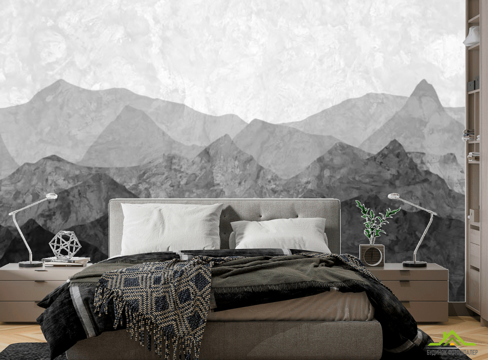 выбрать Фотошпалери сірі гори Каталог фотошпалер на стіну